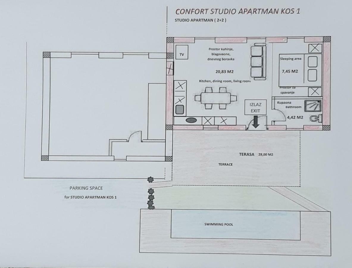 Villa Kos Lupoglav  Exteriér fotografie